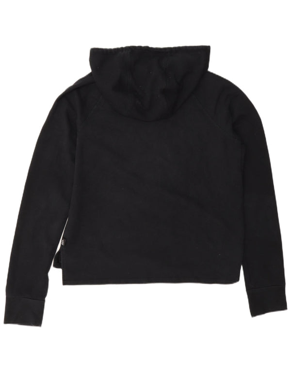 Jumper Reebok Crop Graphic pentru femei, UK 10, bumbac negru mic