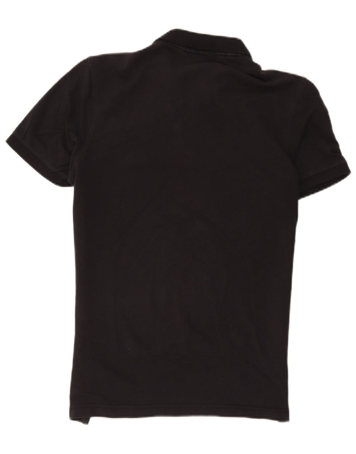Cămașă polo CALVIN KLEIN pentru bărbați, bumbac mediu negru