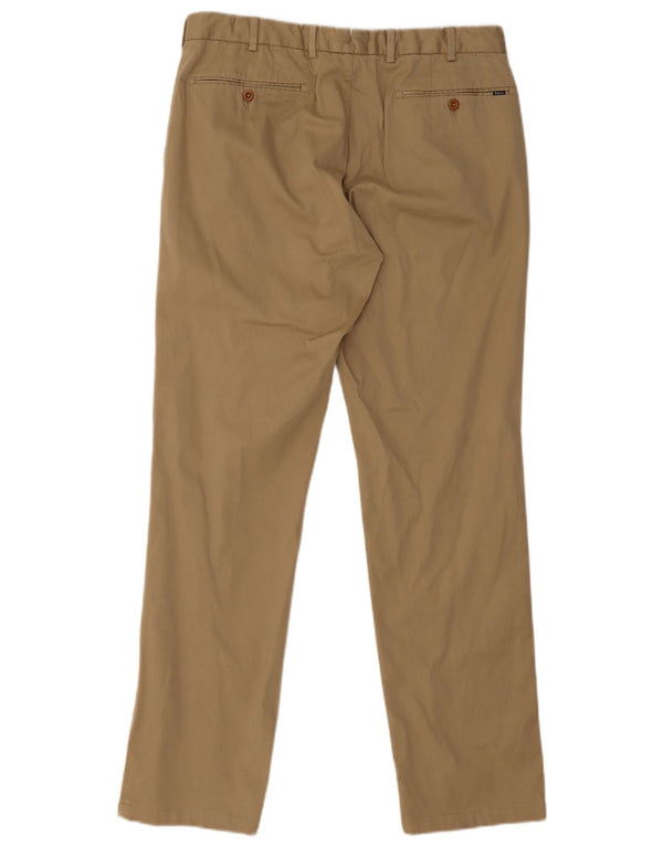 Pantaloni chino drepți Polo Ralph Lauren pentru bărbați L33 L32 bumbac bej