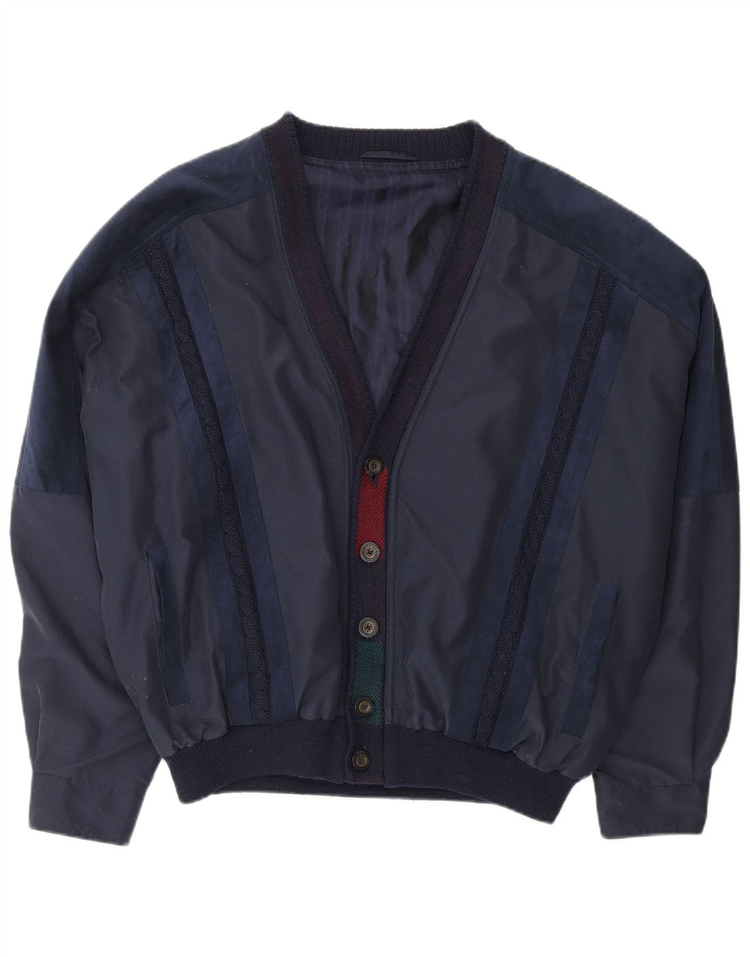 Bomber pentru bărbați VINTAGE UK 42 XL Poliester bleumarin