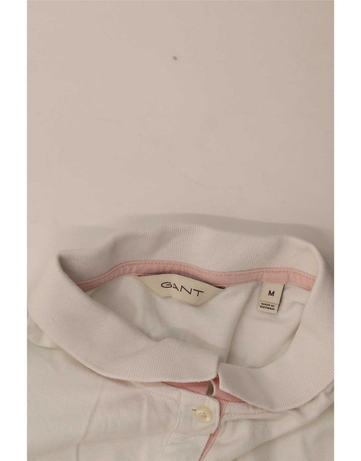 Tricou polo Gant pentru femei UK 14 Medium White