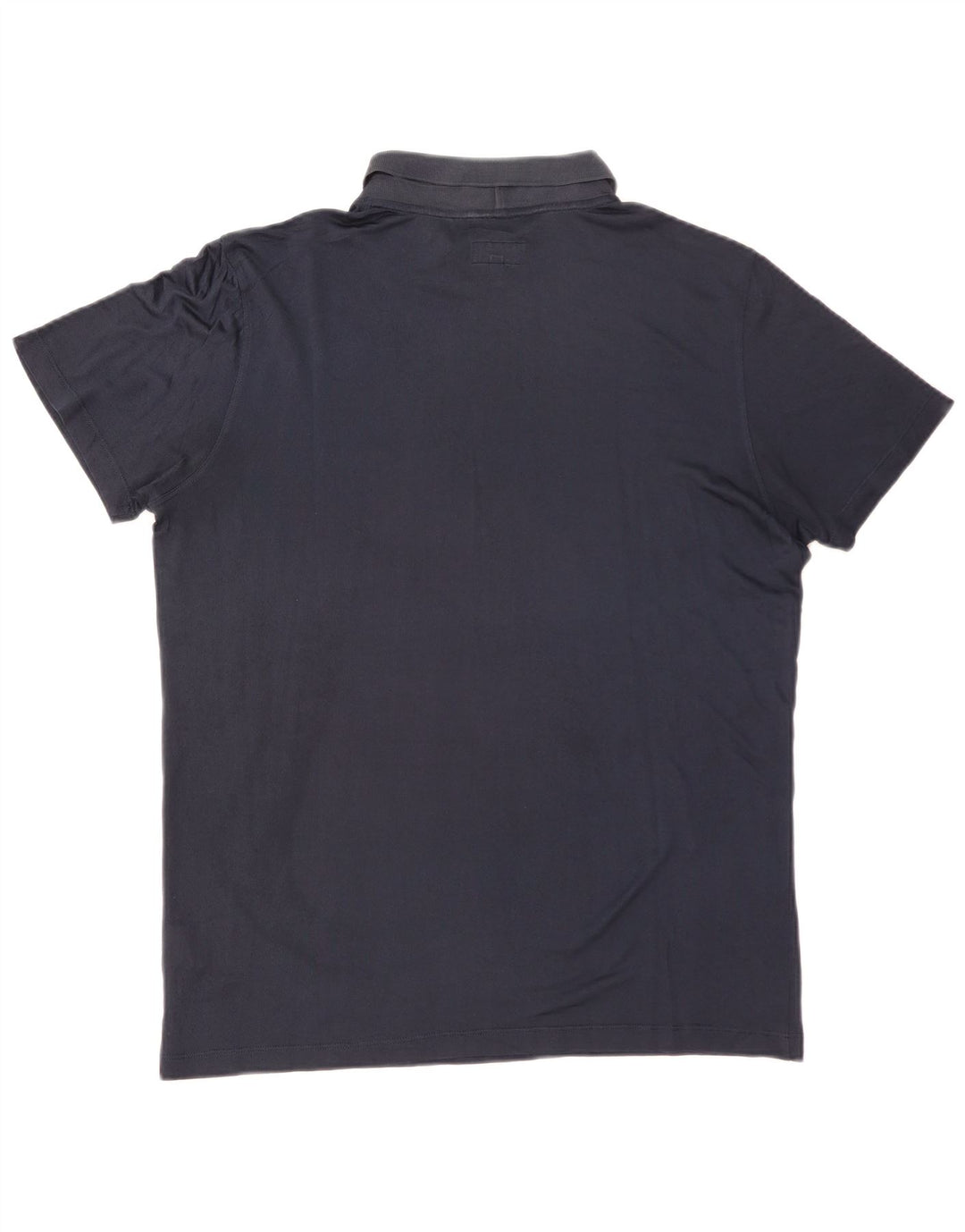 GIORGIO ARMANI Tricou Polo Bărbați IT 50 Medium Bleumarin Mătase