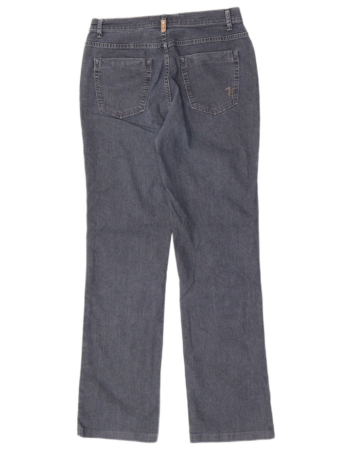 Blugi drepti pentru femei Trussardi W30 L30 gri