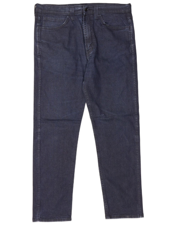 Blugi conici pentru bărbați LEVI'S 522 W36 L32 bumbac bleumarin