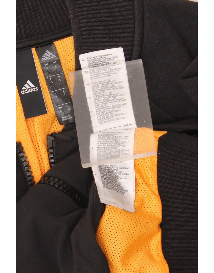 Jachetă de top pentru trening grafic ADIDAS pentru bărbați, nailon, mic, negru