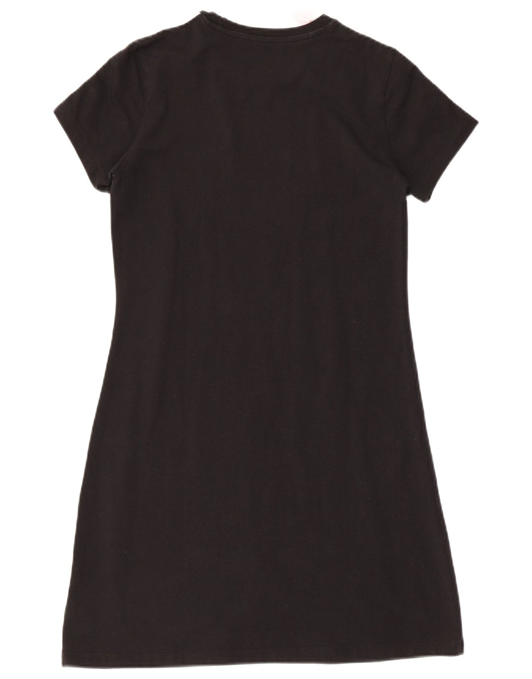 Rochie tricou grafic pentru fete ADIDAS 13-14 ani bumbac negru