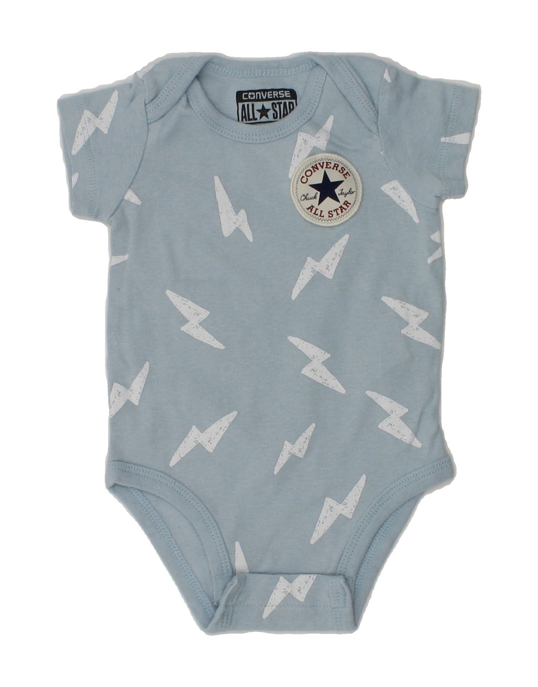 CONVERSE Baby Boys Bodysuit 3-6 Months Blue Spotted Cotton Vintage Converse and Second-Hand Converse from Messina Hembry 