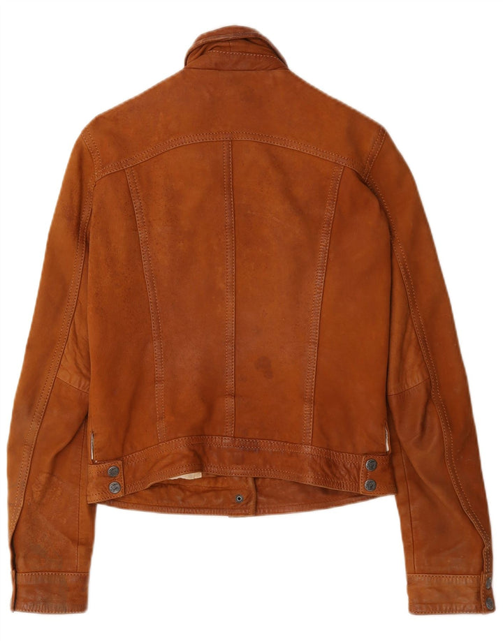 Geacă de piele pentru femei Gypsy UK 10 Small Brown
