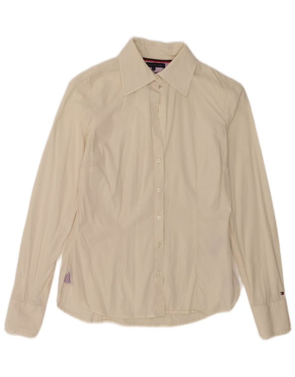 Cămașă Tommy Hilfiger pentru femei US 6 Medium Off White Bumbac