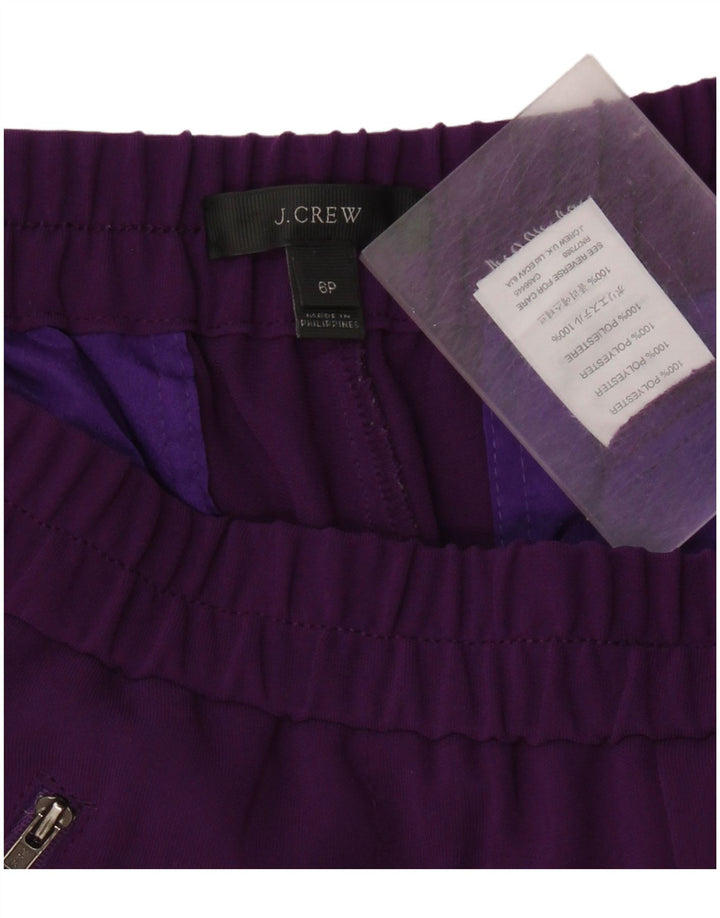 Pantaloni tăiați pentru femei J. CREW Joggeri mici US 6 Medium W32 L25 Violet