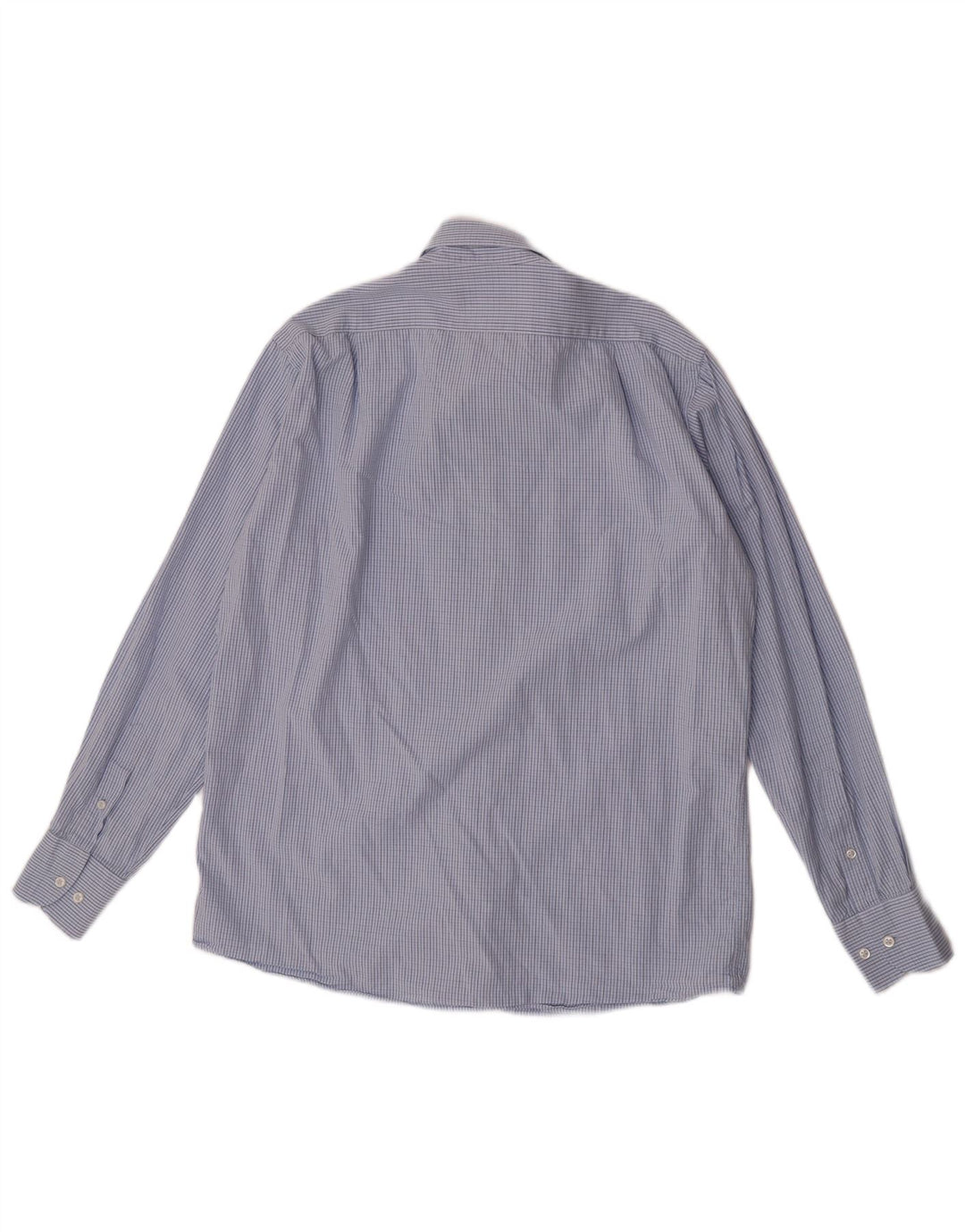 Trussardi Cămașă Bărbați Mărimea 41 42 Lung Blue Check