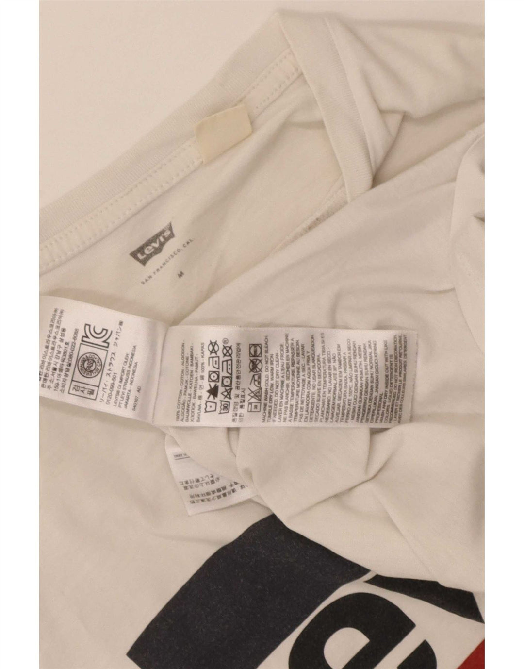 Tricou grafic pentru bărbați Levi's Top Medium White Bumbac