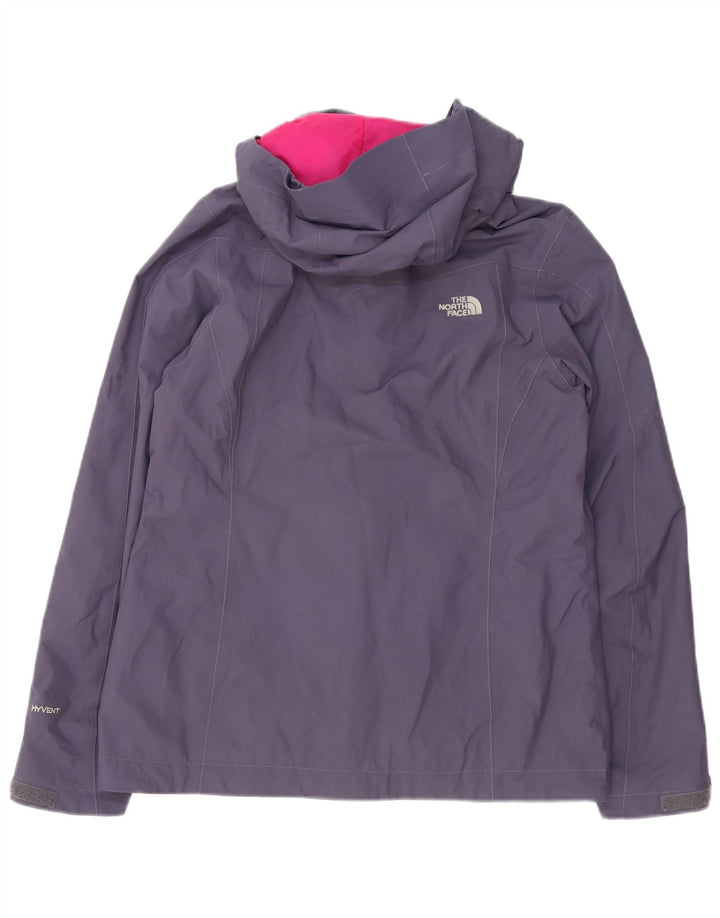Jachetă de ploaie cu glugă The North Face pentru femei UK 12 Medium Purple Nylon