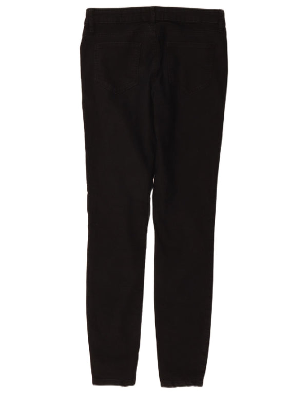 Fat Face Blugi jegging pentru femei UK 10 Small W30 L29 Bumbac negru