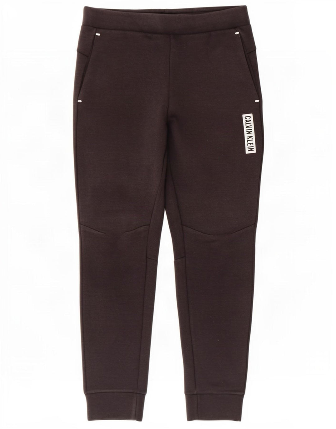 Calvin Klein Pantaloni de trening grafic pentru bărbați Pantaloni de jogging Mic Gri Poliester