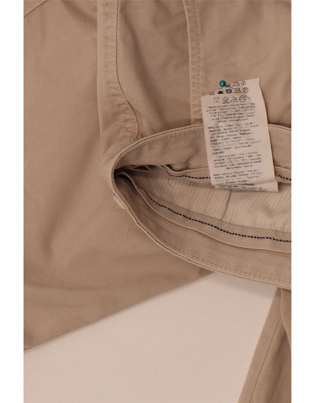 Pantaloni scurți cargo pentru bărbați Liu Jo IT 46 Small W30 Bej Bumbac