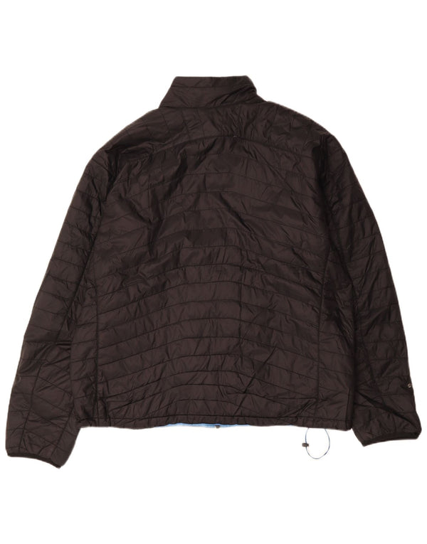 Jachetă căptușită pentru bărbați Eddie Bauer UK 42 XL poliester negru Sport