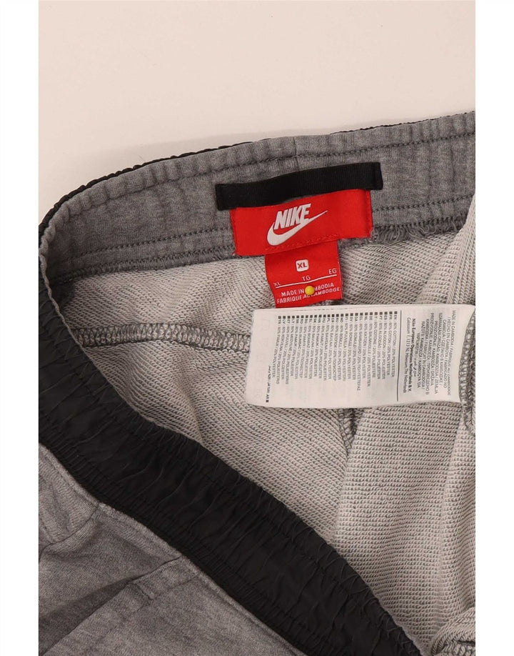 Pantaloni de trening Nike pentru bărbați XL, gri, bumbac color bloc