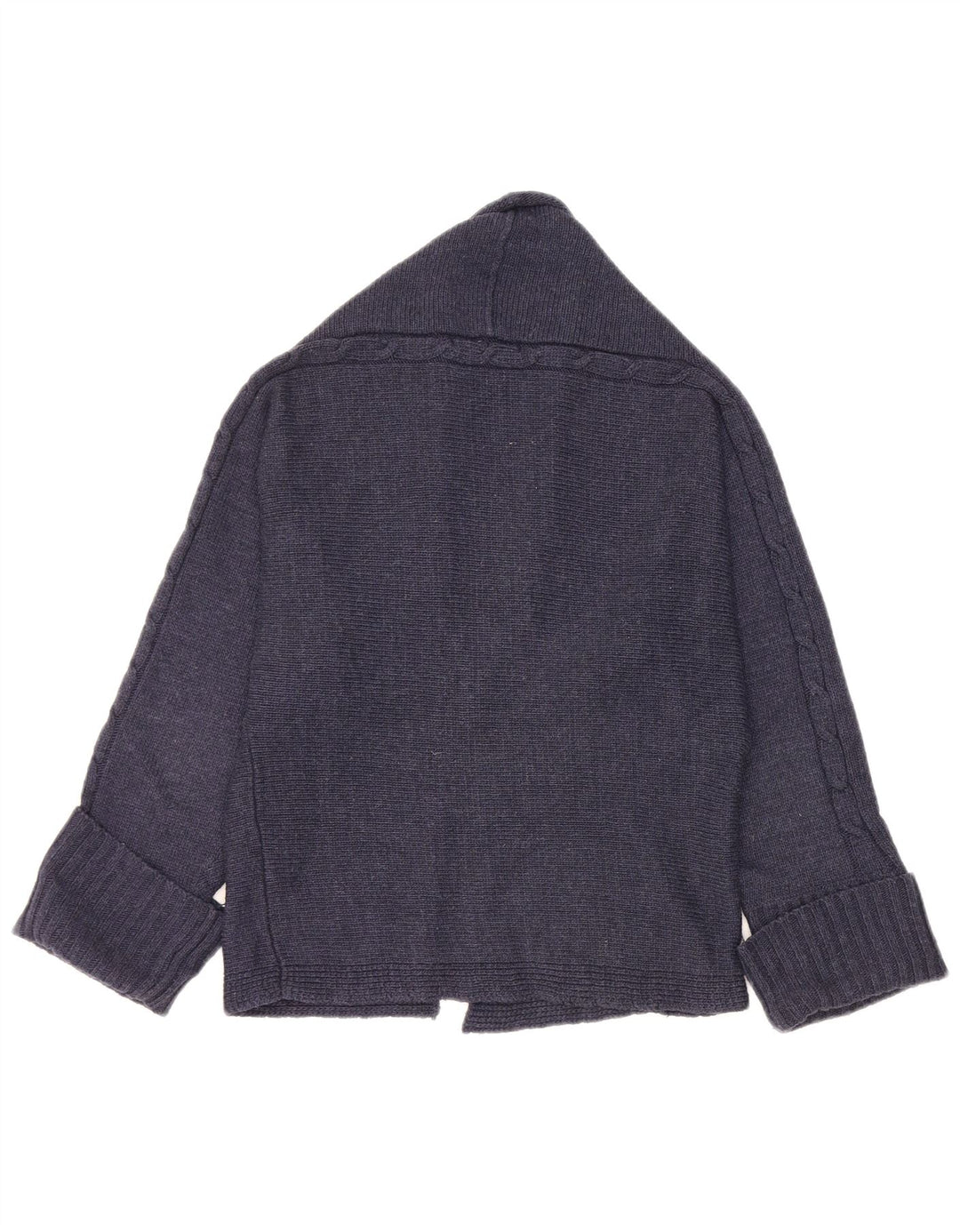 Pulover cardigan pentru femei Zara UK 14 Medium Bleumarin Acrilic