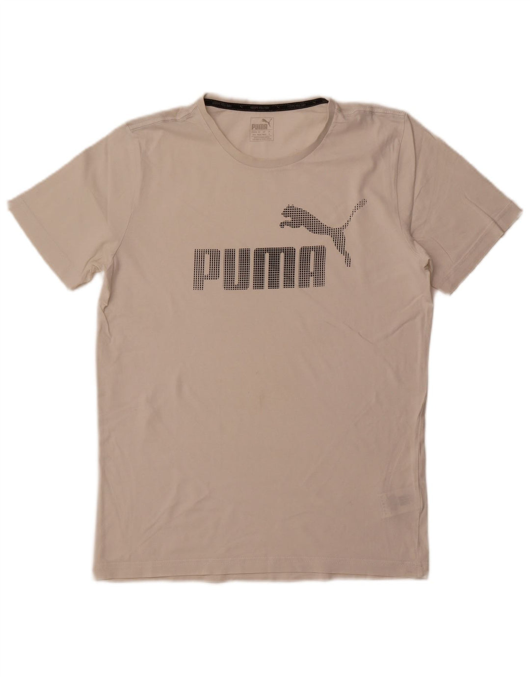 Tricou grafic Puma pentru bărbați Top Medium White Bumbac
