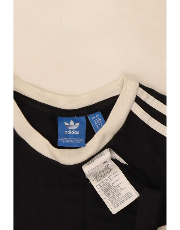 Tricou pentru bărbați Adidas Top mic, negru, bumbac