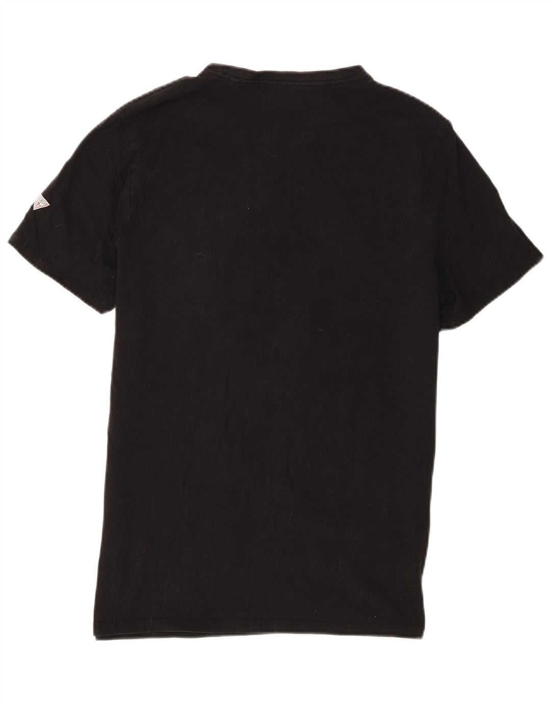 Tricou grafic pentru bărbați Guess Slim Fit Top mare negru