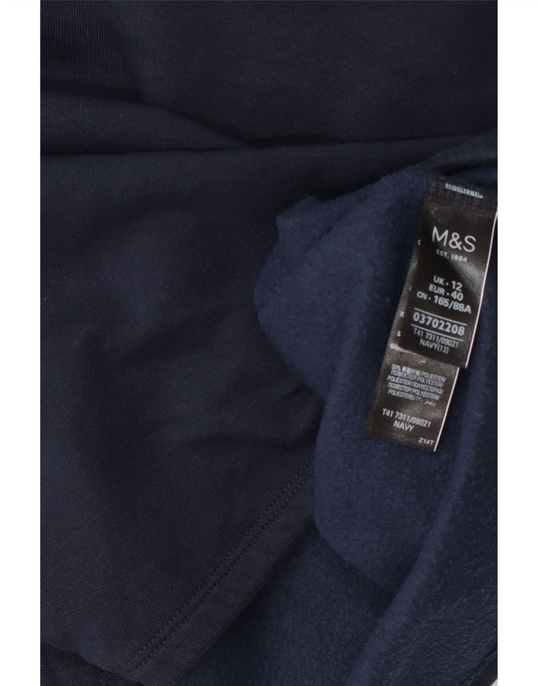 Pulover pentru damă Marks & Spencer Pulover UK 12 Mediu Bumbac bleumarin