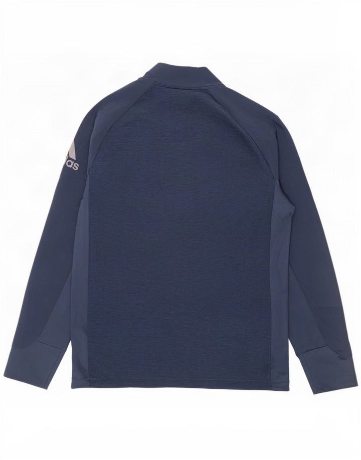 Trening pentru bărbați Adidas Graphic Pullover Top Mediu Bleumarin Colorblock
