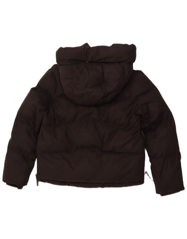 Jachetă căptușită cu glugă pentru femei ALL SAINTS UK 10 Poliester negru mic