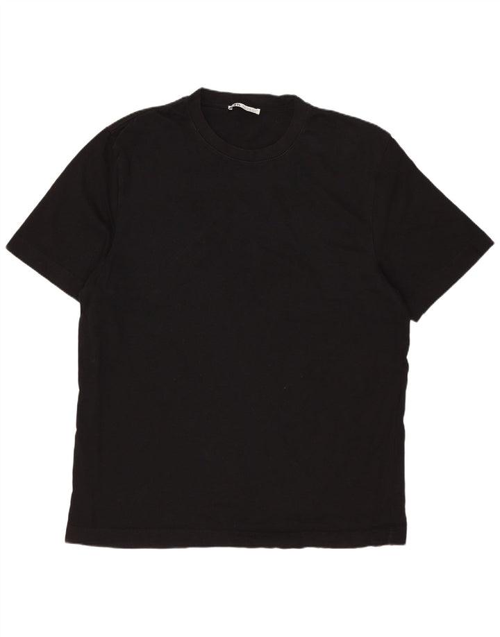 Tricou Bărbați ZARA Top XL Bumbac Negru