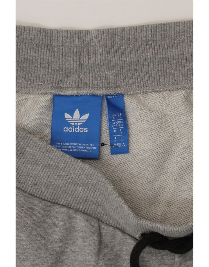 Pantaloni scurți sport Adidas pentru bărbați, mari, gri, pete