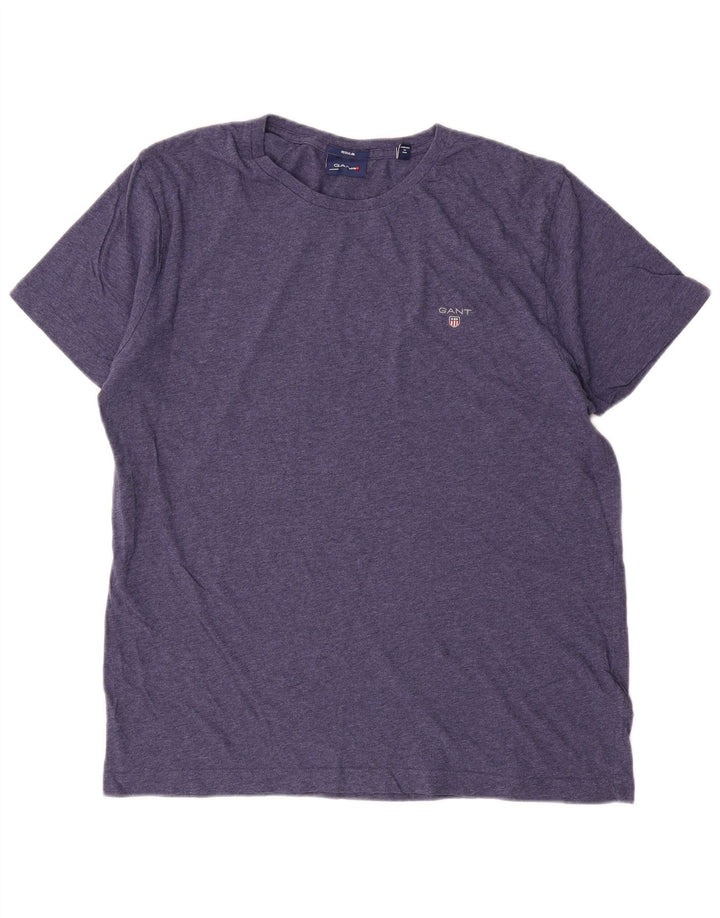 Gant Tricou obișnuit pentru bărbați Top mare, bleumarin, bumbac cu pete