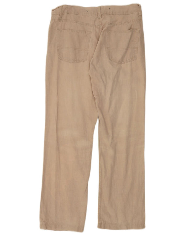 Cerruti 1881 Pantaloni Drepți Casual Bărbați L32 L28 Bej