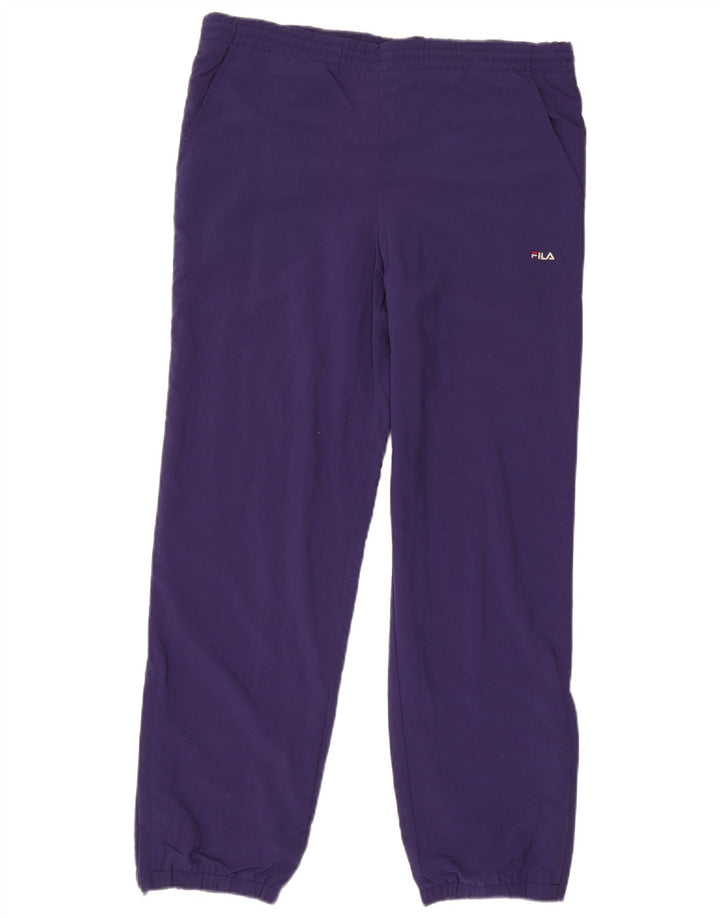 Pantaloni de trening Fila Bărbați Joggeri IT 46 Poliamidă Mov Mic
