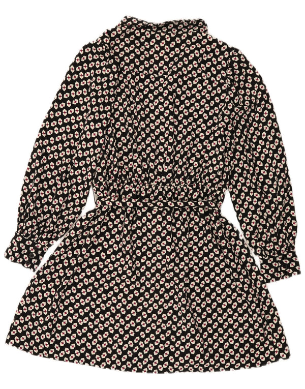 Rochie cămașă pentru femei Marks & Spencer UK 14, mare, negru, poliester geometric