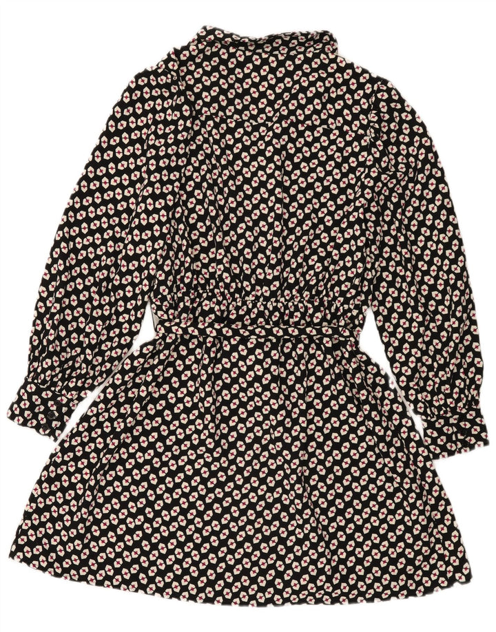 Rochie cămașă pentru femei Marks & Spencer UK 14, mare, negru, poliester geometric