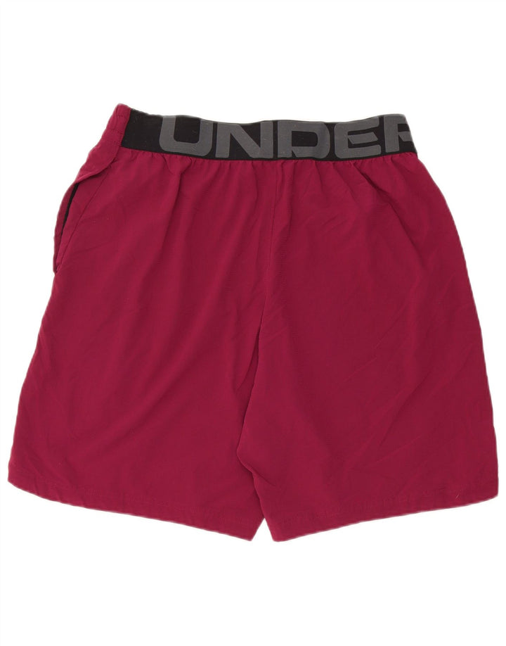 Pantaloni scurți sport grafic pentru bărbați UNDER ARMOUR, mari, burgundy