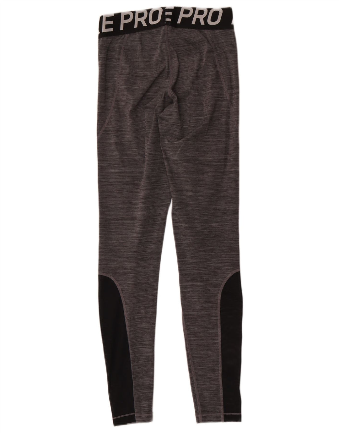 Leggings cu grafice Nike Dri Fit pentru femei UK 12 Gri mediu Colorblock