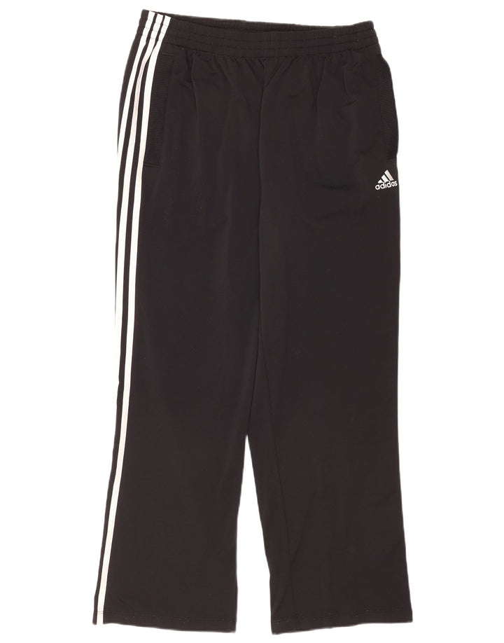 Pantaloni de trening Adidas pentru bărbați, poliester mediu negru