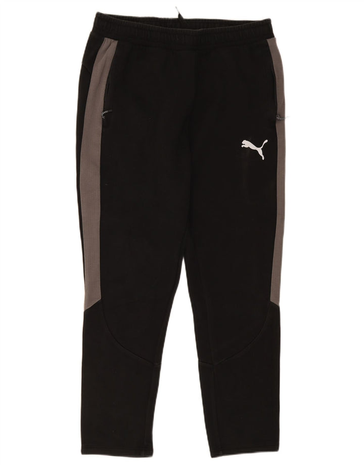 Pantaloni de trening Puma pentru bărbați, mari, negri, color block