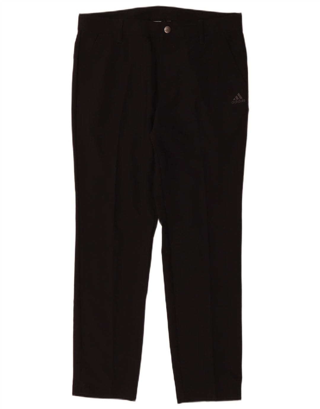 Pantaloni chino subțiri pentru bărbați Adidas W32 L30 poliester negru