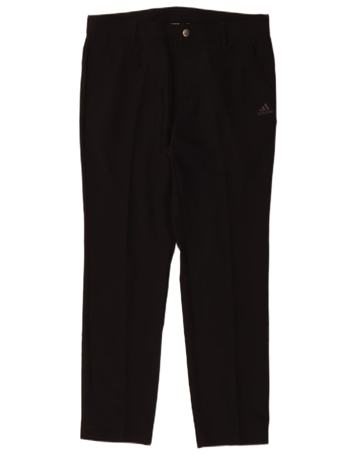Pantaloni chino subțiri pentru bărbați Adidas W32 L30 poliester negru
