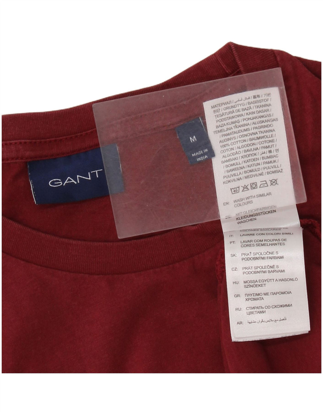 Gant Tricou pentru femei Top Medium Burgundy Bumbac