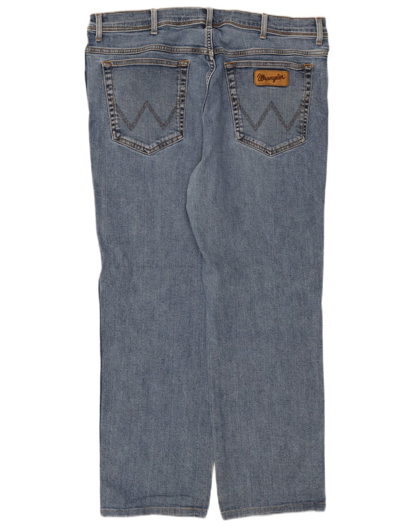 Blugi drepte pentru bărbați Wrangler Texas W42 L28 Bumbac albastru