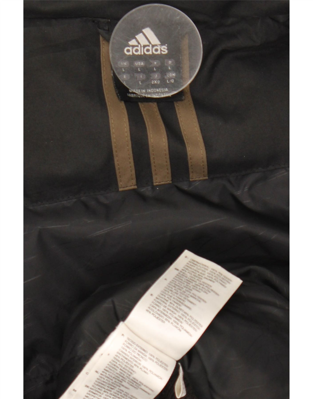 Jachetă Bomber pentru bărbați Adidas UK 40 Poliester negru mare