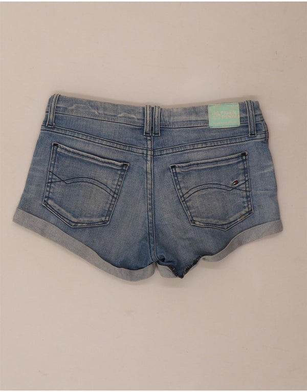 Pantaloni scurți Tommy Hilfiger Fete Denim 11-12 Ani W26 Bumbac Albastru