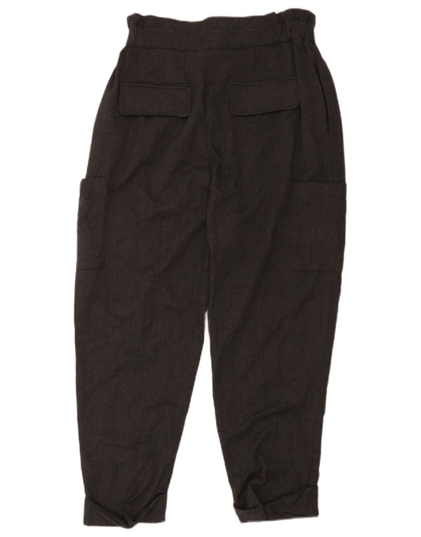 Pantaloni tăiați cargo cu talie înaltă Zara EU 40 Mediu L30 L23 Gri