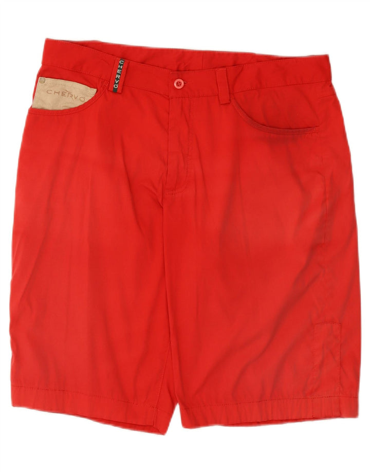 Pantaloni scurți casual pentru bărbați CHERVO IT 50 Large W34 Poliamidă roșie