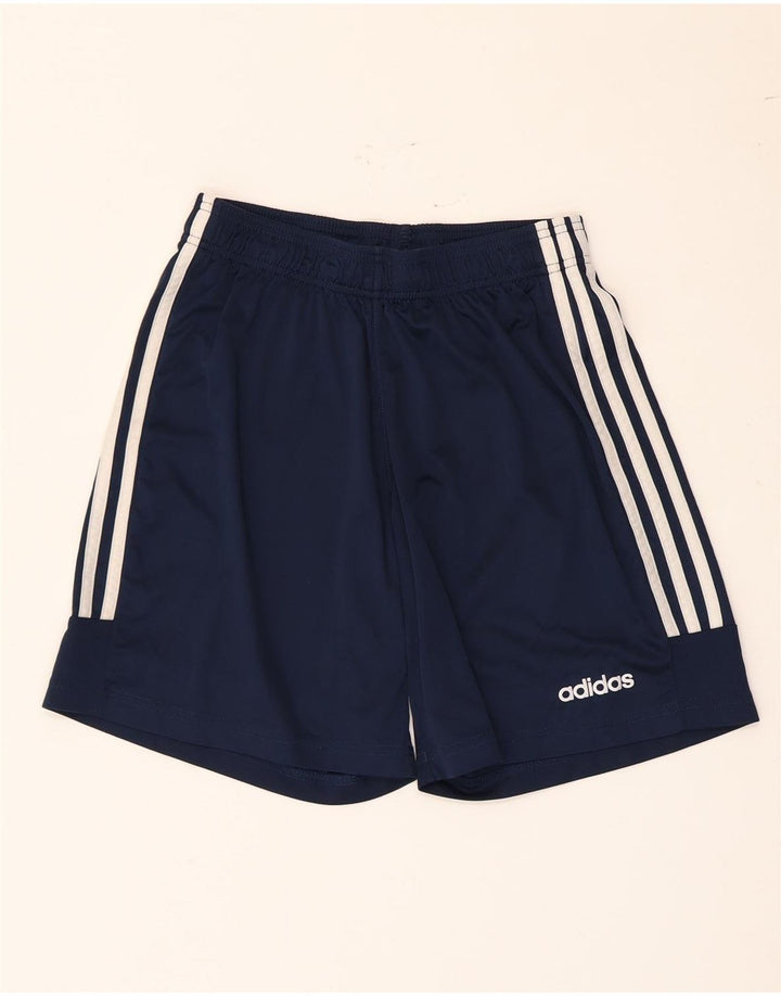 Pantaloni scurți sport Adidas pentru bărbați, poliester, albastru, mediu