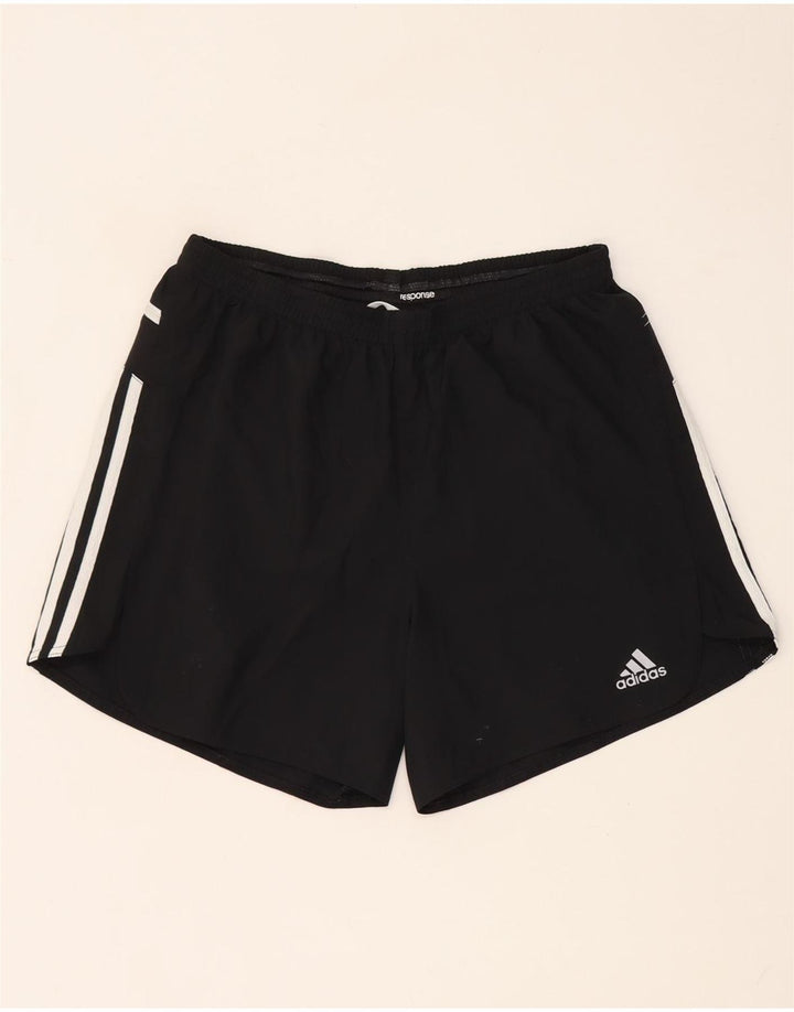 Pantaloni scurți sport Climalite ADIDAS pentru femei, poliester mediu negru